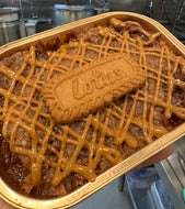 Biscoff Peach Cobbler (Vegan)