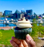 Teal Velvet Cupcake