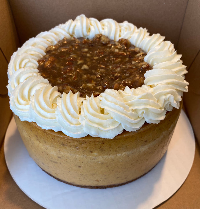 Pumpkin Pecan Caramel Cheesecake - Thanksgiving (9-inch)
