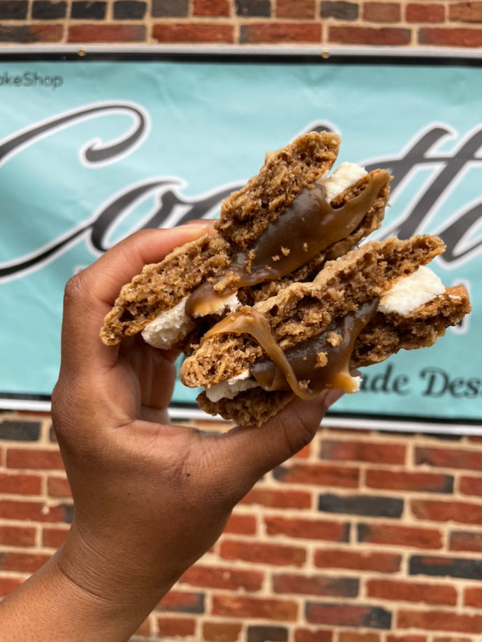 Peach Oatmeal Cream Pie
