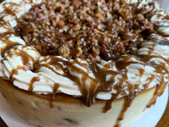 Butter Pecan Cheesecake Slice